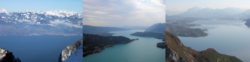 Les quatre grands lacs périalpins